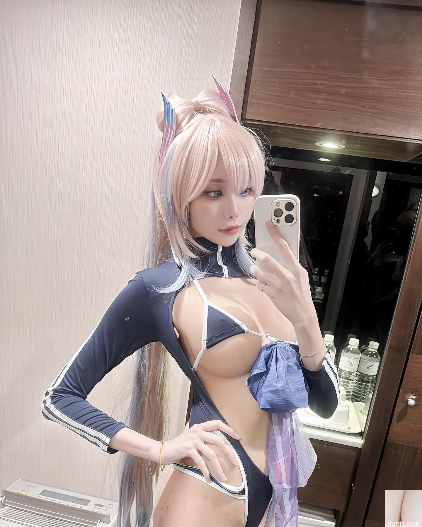 Vòng một đáng tự hào của hot girl ngọt ngào “Haruka Yunxi” bị lộ hết (26P - Ảnh 25