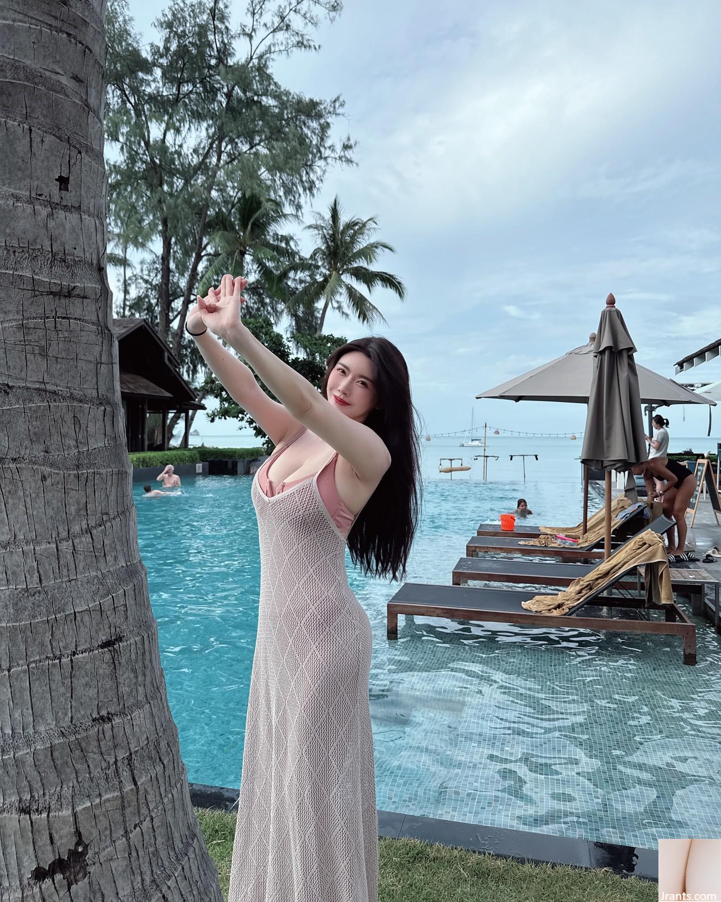 Những hình ảnh bắt mắt của người nổi tiếng ngực khủng trên Internet “Yao Caichen” sẽ chinh phục ánh nhìn của bạn (31P) - Ảnh 14