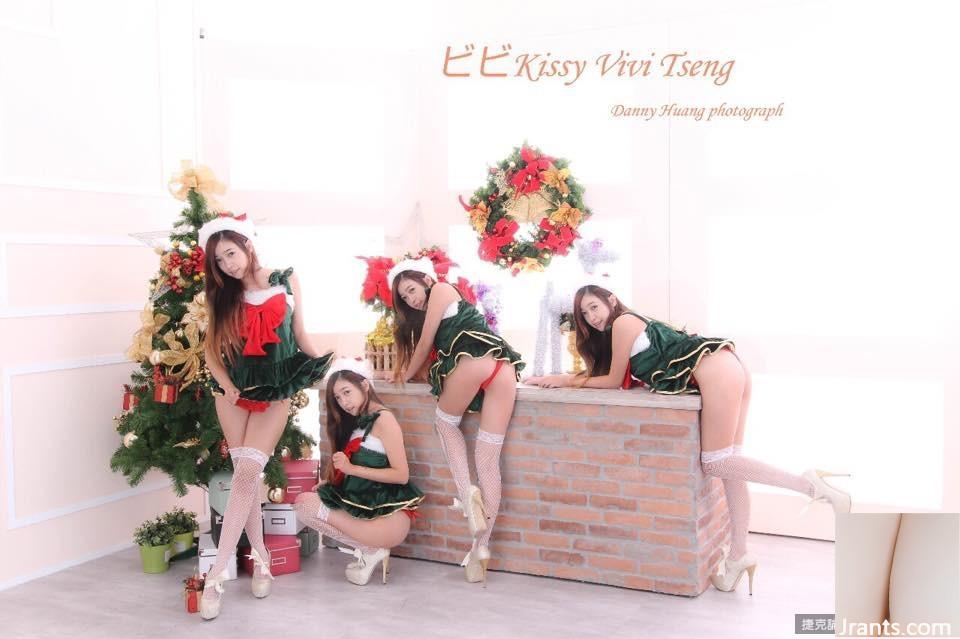 Đôi chân đẹp gợi cảm Madou~Natsuki KissyVivi~trang phục Giáng sinh nóng bỏng siêu mỏng thong lộ mông trắng cực nóng bỏng (27P) - Ảnh 3