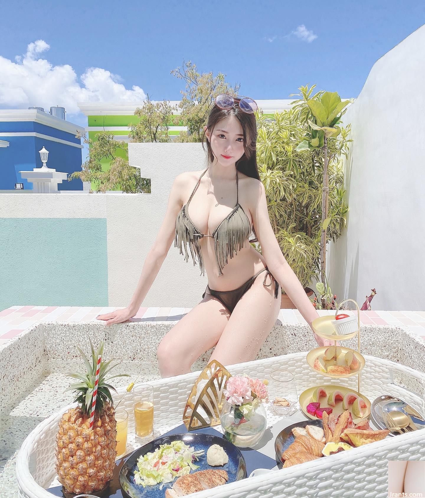 Bộ ngực nở nang của “Wanying” hơi lộ ra, nụ cười ngọt ngào khiến người ta tràn đầy sức sống (24P) - Ảnh 11