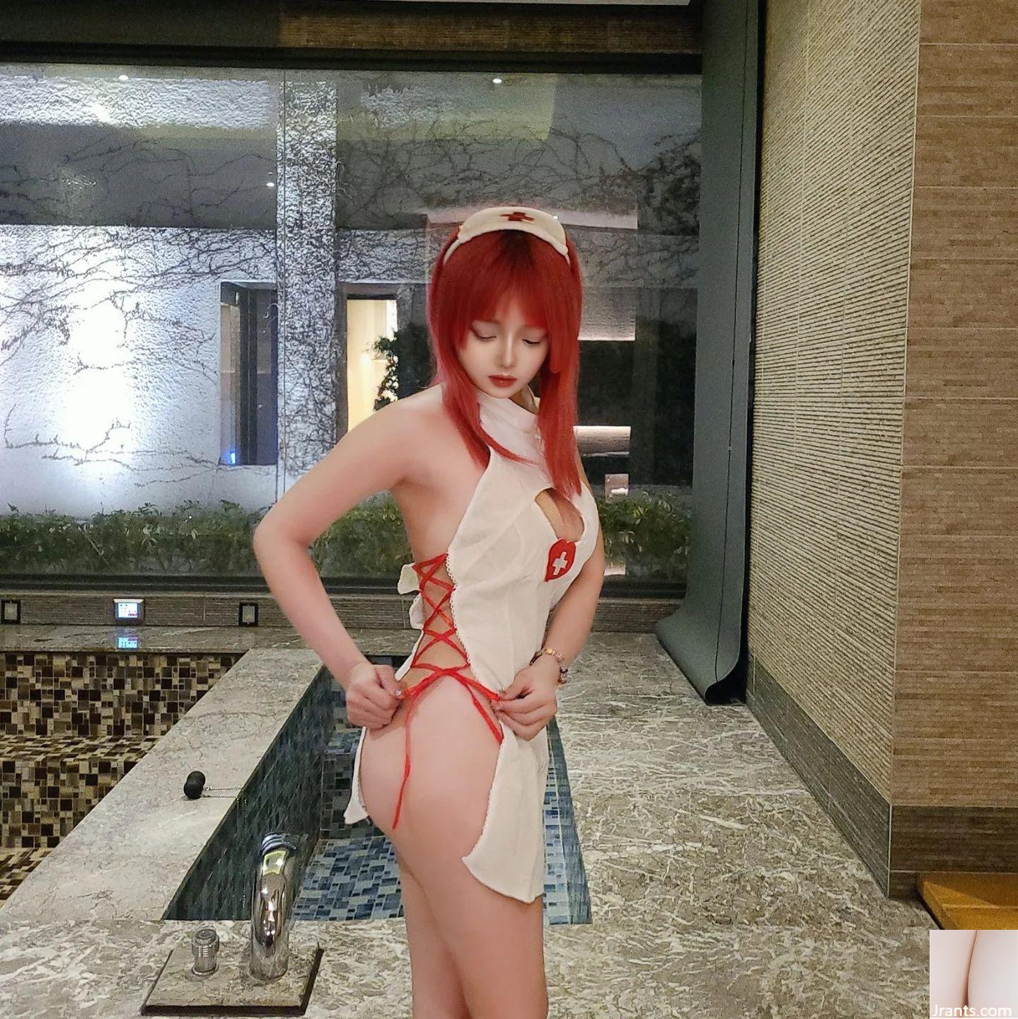 Cô gái ngực bự “Zhang Yunyun” với thân hình trắng trẻo, dịu dàng, bộ ngực đàn hồi và đường cong gợi cảm (18P) - Ảnh 4