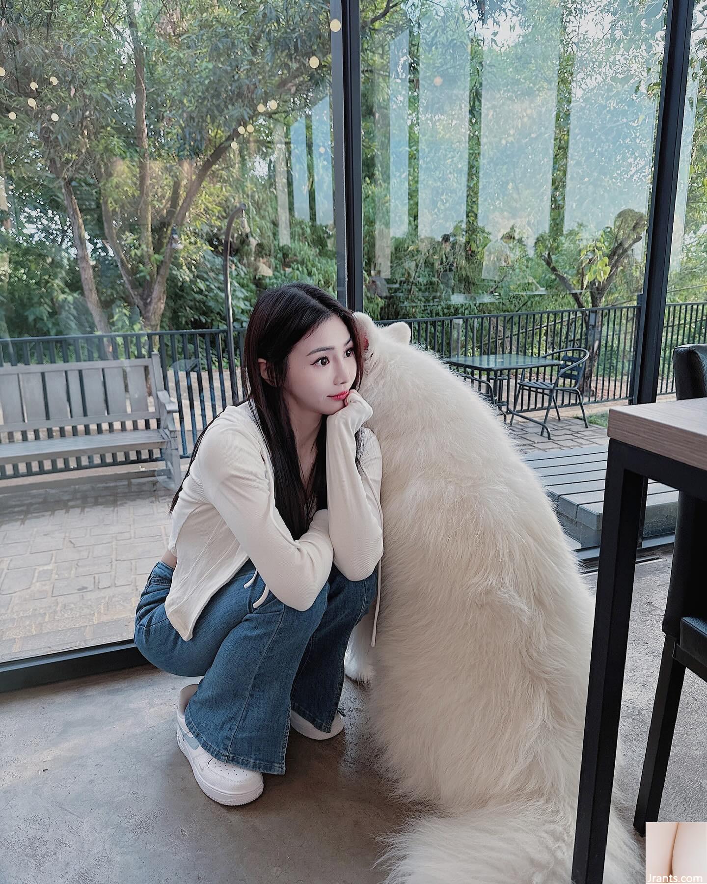 Nụ cười ngọt ngào của “Zhu Zhu”, em gái ngọt ngào, khe ngực đầy đặn sẽ mê hoặc trái tim bạn (19P) - Ảnh 13