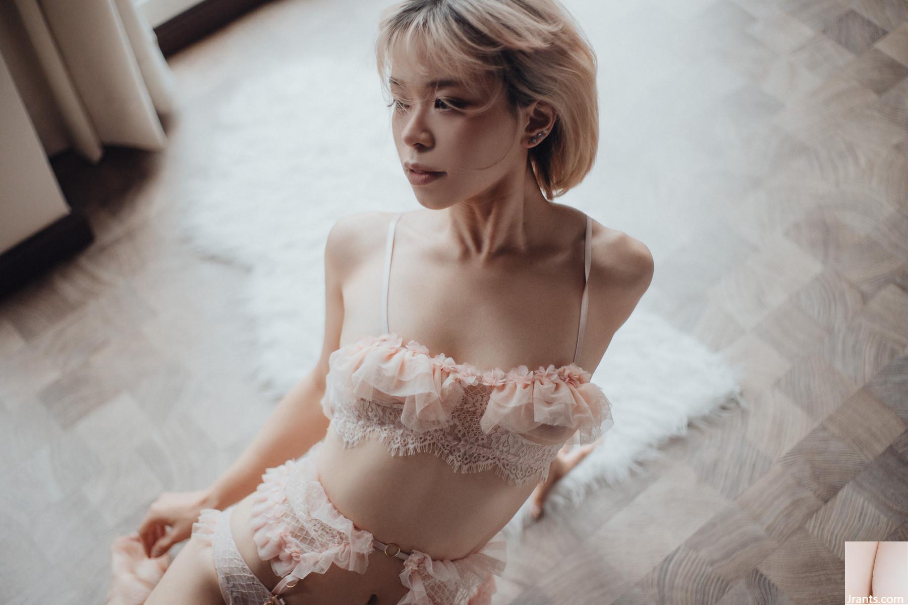 (Đen) Cô gái Nhật Bản khoe vóc dáng phóng khoáng, làn da trắng nõn, dịu dàng như búp bê (38P) - Ảnh 10