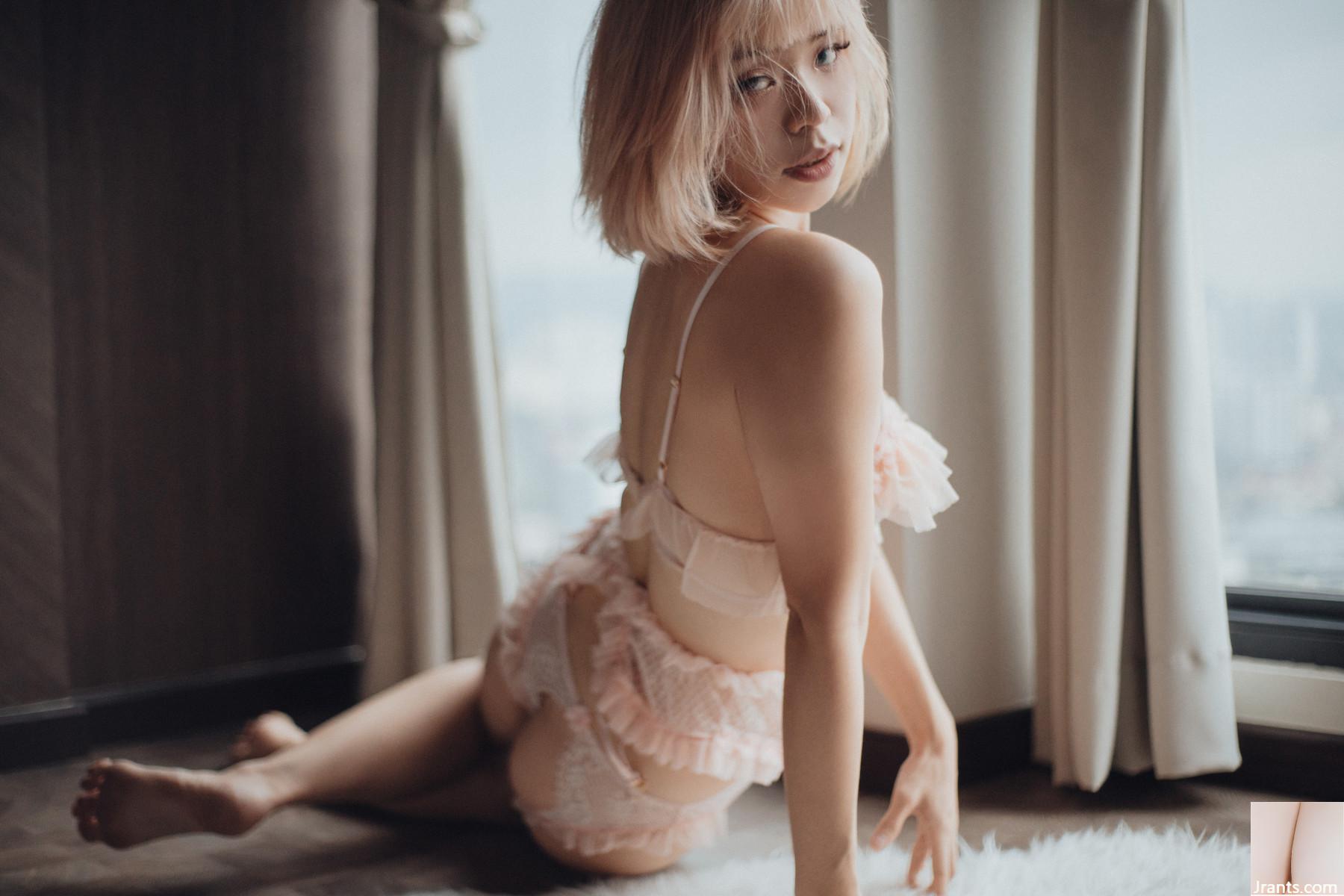 (Đen) Cô gái Nhật Bản khoe vóc dáng phóng khoáng, làn da trắng nõn, dịu dàng như búp bê (38P) - Ảnh 21