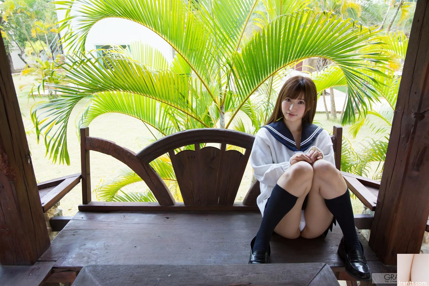 (Angel もえ) Bộ váy học sinh ngây thơ đủ quyến rũ để trêu chọc trái tim người hâm mộ (23P) - Ảnh 6