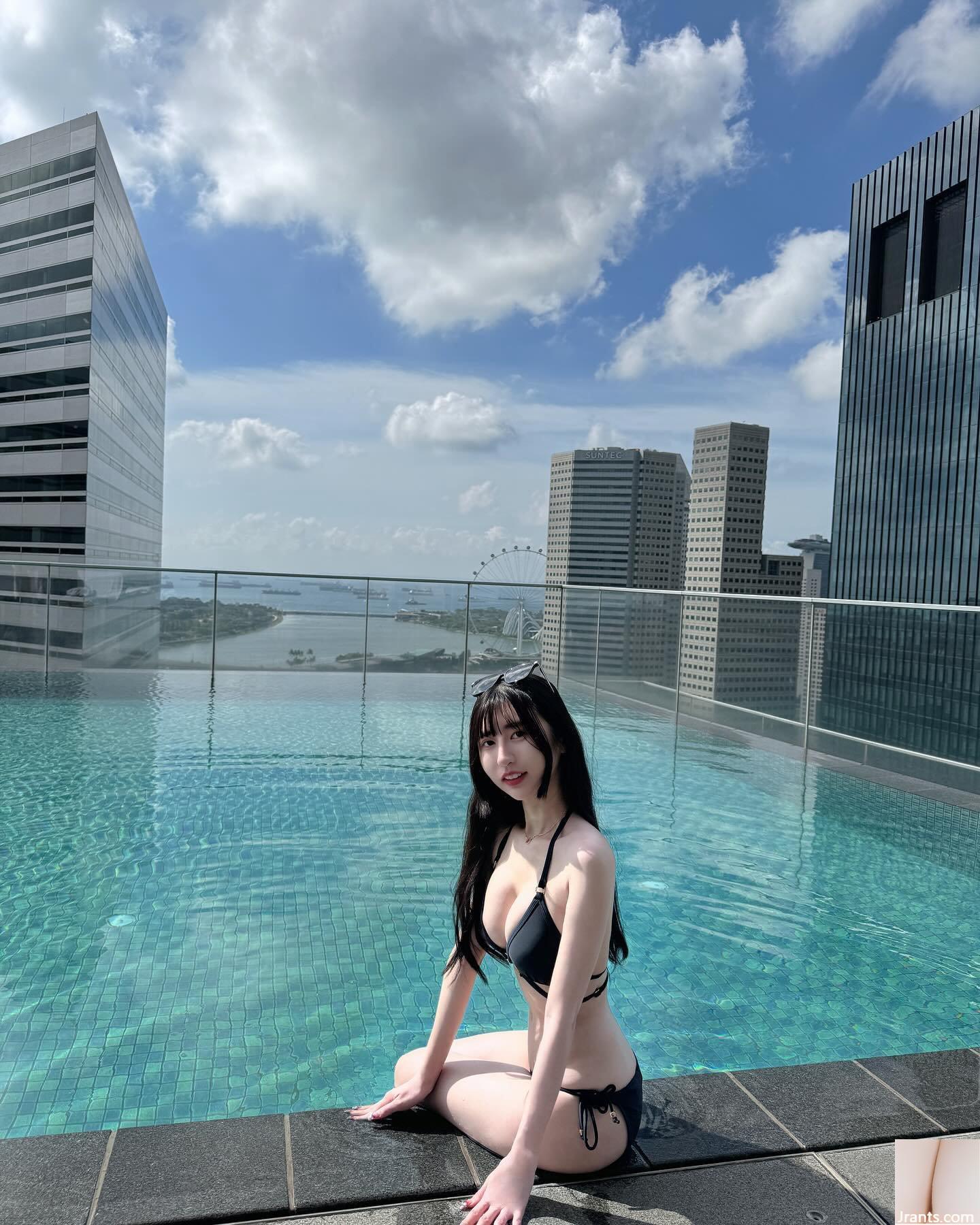 Bộ ngực đầy đặn của “Zhen'er Anna” tràn ngập sự cám dỗ cực độ từ góc nhìn tà ác (23P) - Ảnh 14