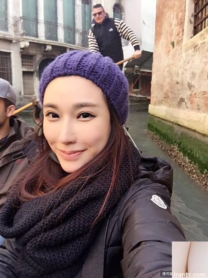 Cô gái yêu dấu ~ Zhang Xiaoyu ~ ăn bánh thấp và để lộ rãnh sâu (27P - Ảnh 8