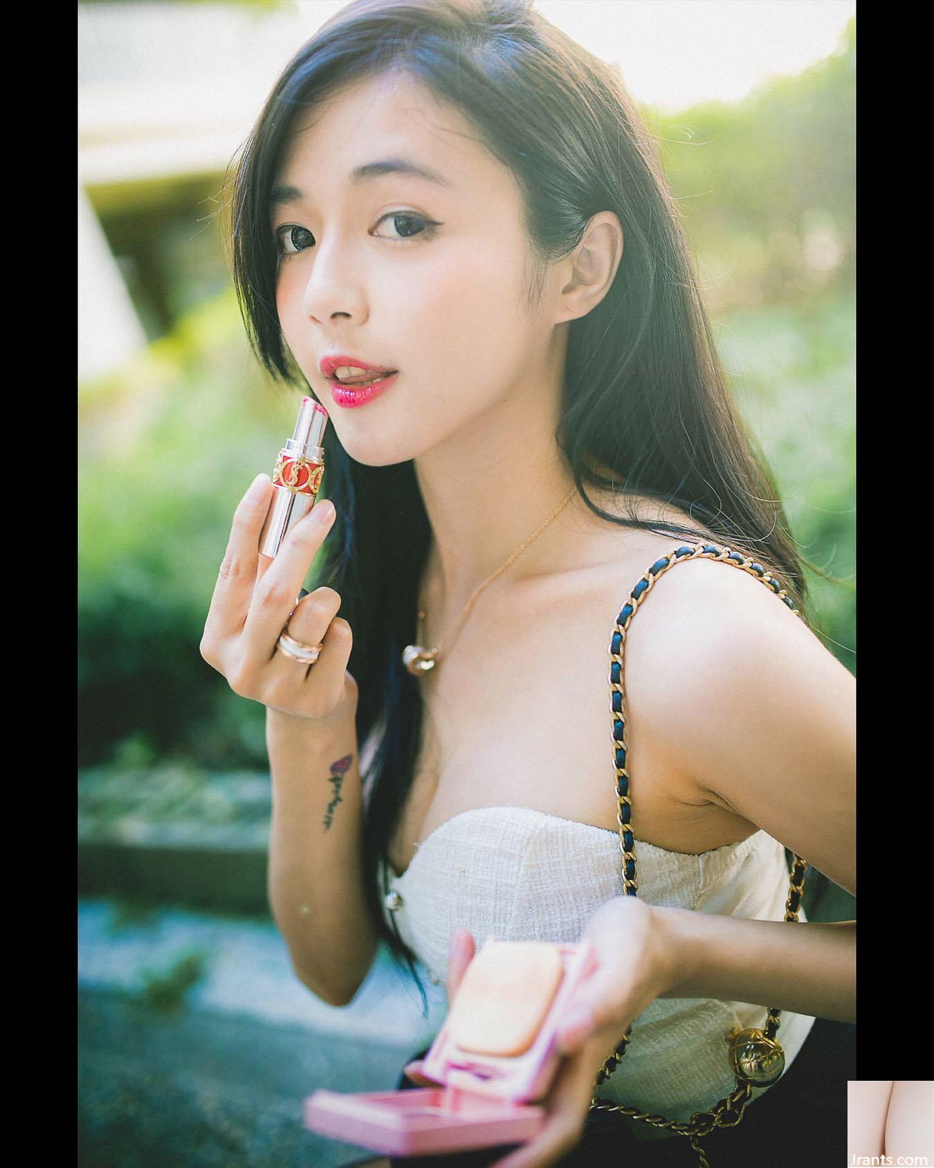 Hình ảnh hot girl hàng đầu “ning_7.9” với đường rãnh sâu và đầy đặn quá hấp dẫn (20P) - Ảnh 16