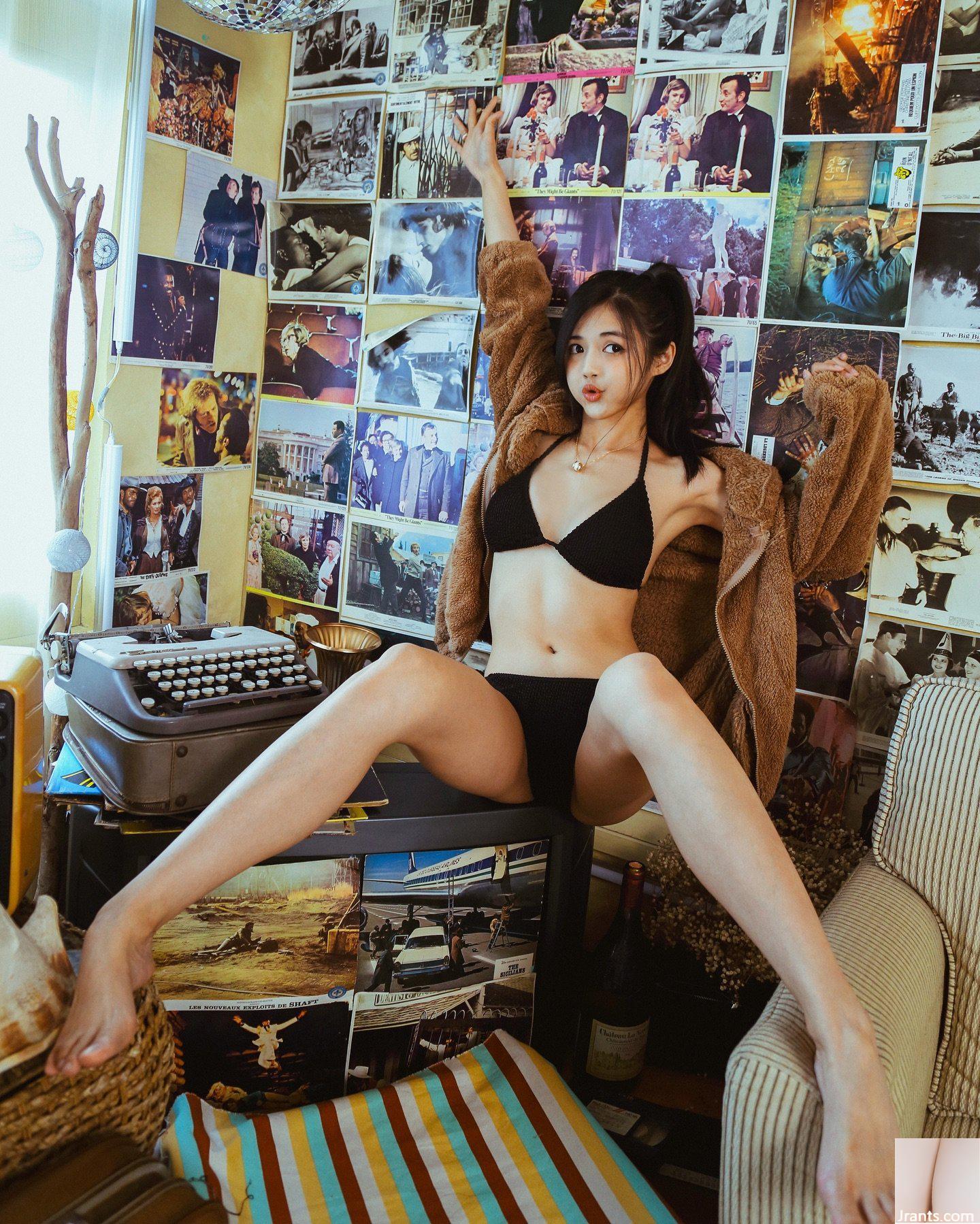 Hình ảnh hot girl hàng đầu “ning_7.9” với đường rãnh sâu và đầy đặn quá hấp dẫn (20P) - Ảnh 4