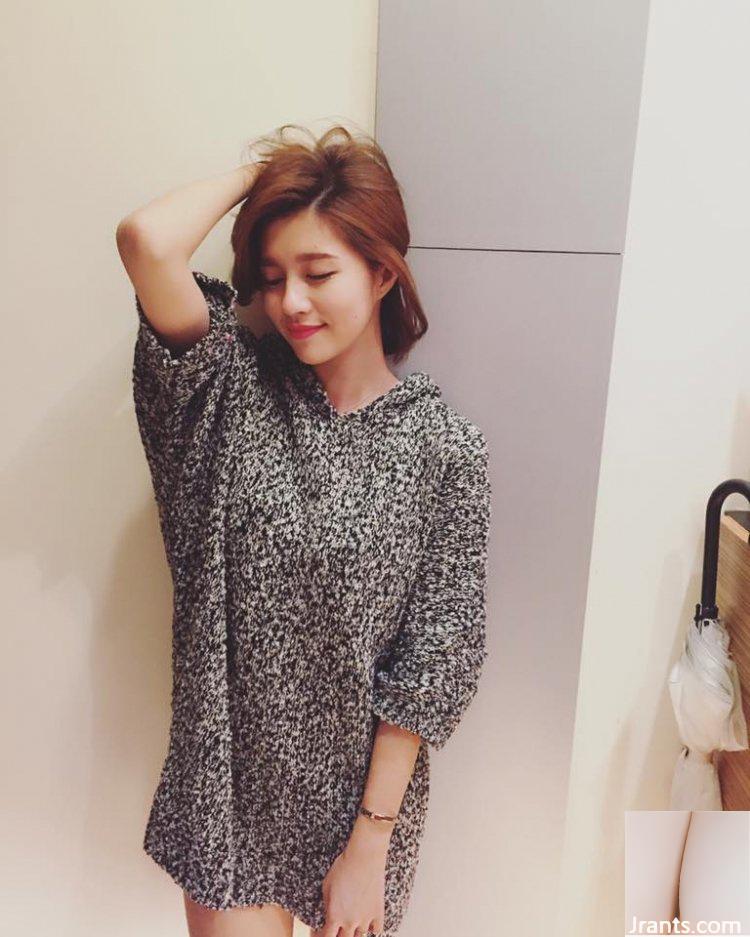 ~Zhou Shanshan~ Từ từ cởi áo khoác để lộ chiếc váy hồng và tấm lưng gợi cảm bắt mắt như bộ ngực xinh đẹp của cô ấy (41P) - Ảnh 19