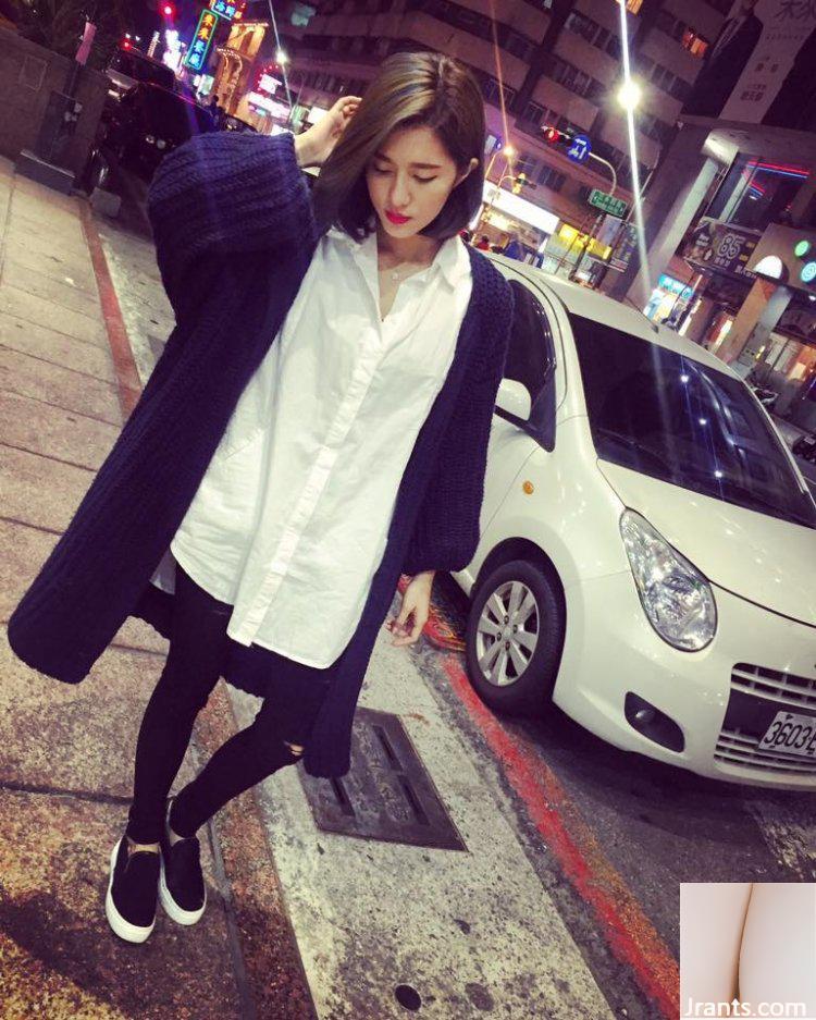 ~Zhou Shanshan~ Từ từ cởi áo khoác để lộ chiếc váy hồng và tấm lưng gợi cảm bắt mắt như bộ ngực xinh đẹp của cô ấy (41P) - Ảnh 33