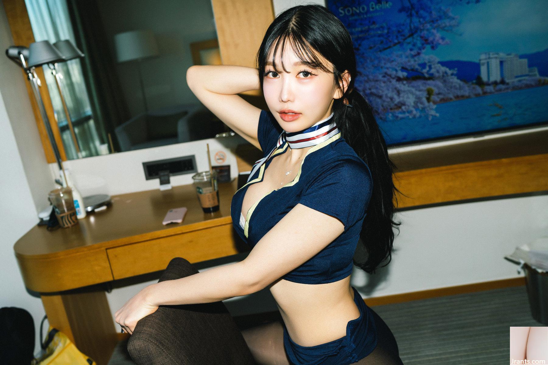 (Yunjin He O) Cô thư ký quyến rũ khoe bộ ngực đầy đặn và xinh đẹp để giải quyết rắc rối cho bạn (53P) - Ảnh 12