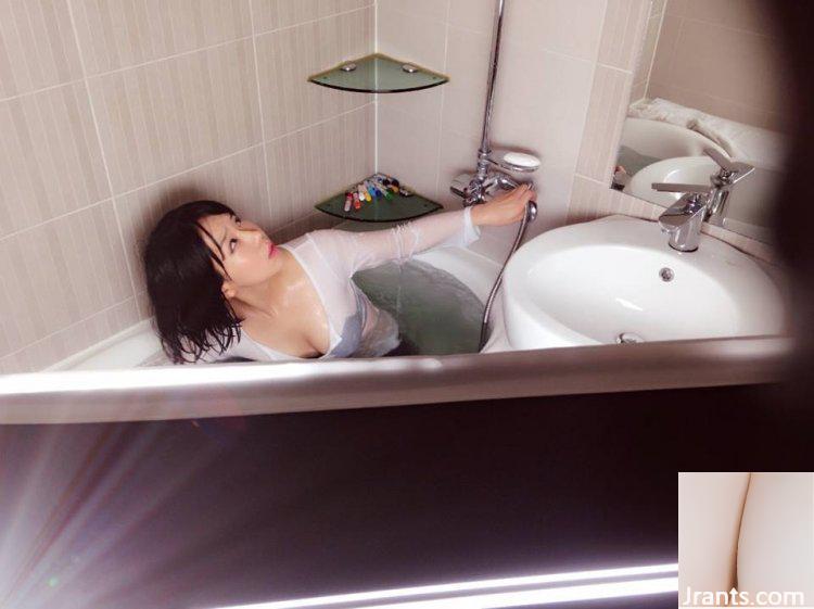 Cô gái Hàn Quốc với bộ ngực nở nang và bộ ngực nở nang ~ Showry ~ “Mayonnaise Facial Cum” làm bánh sandwich (43P) - Ảnh 18