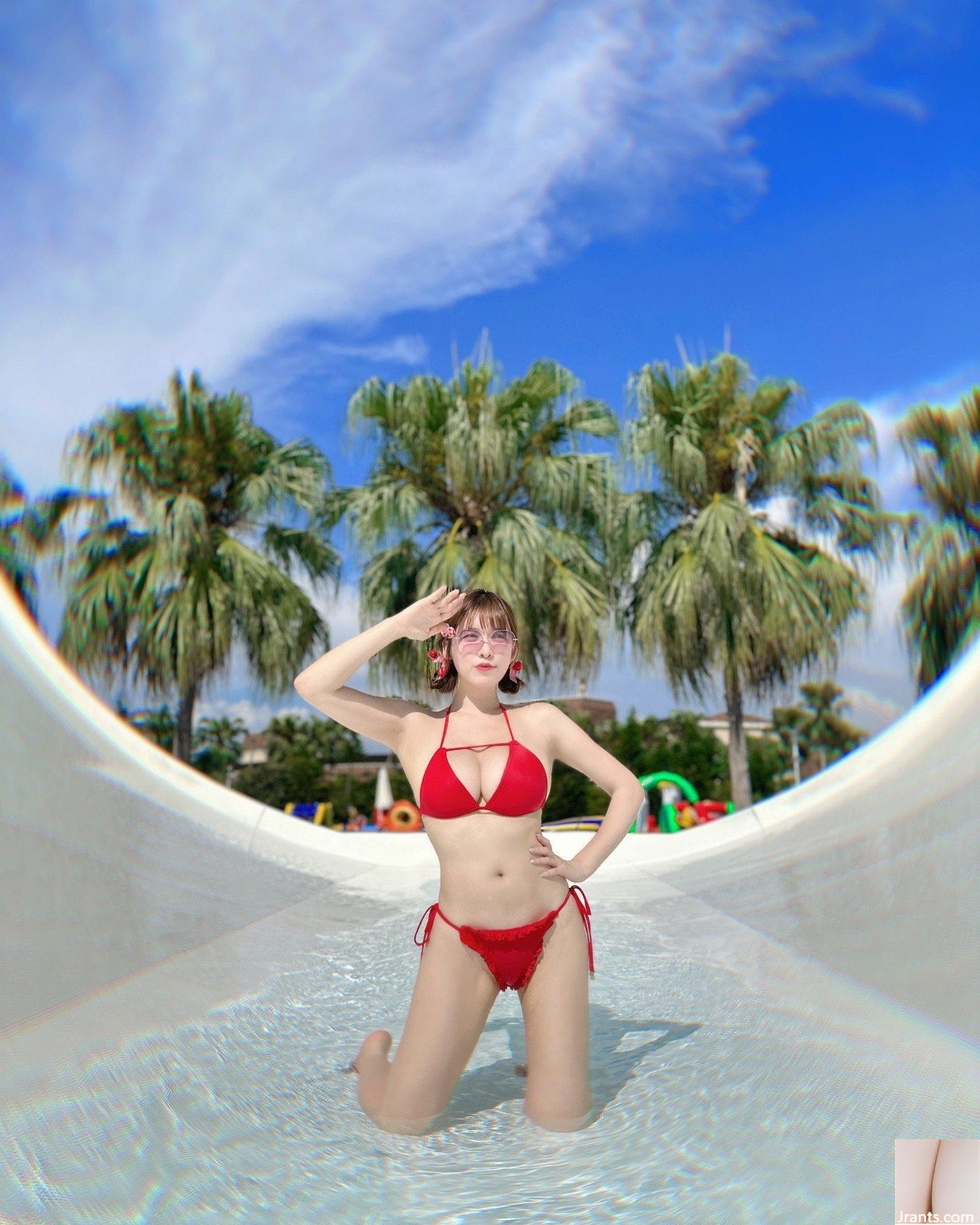 Cô gái ngọt ngào “La Xiaola” có đường rãnh sâu và đầy đặn, lượng đường trong máu tăng vọt trực tiếp (17P) - Ảnh 10