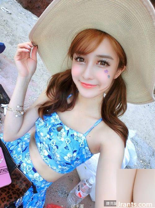 Cô gái xinh đẹp và ngọt ngào Wang Mengshi có đường cong vòng eo gợi cảm (18P) - Ảnh 16