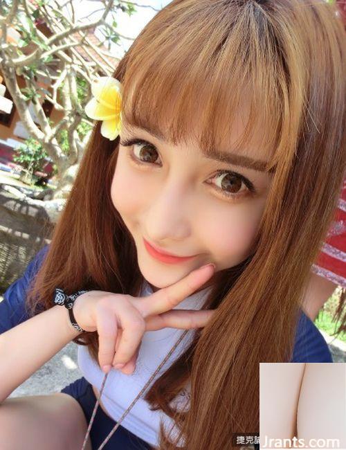 Cô gái xinh đẹp và ngọt ngào Wang Mengshi có đường cong vòng eo gợi cảm (18P) - Ảnh 18