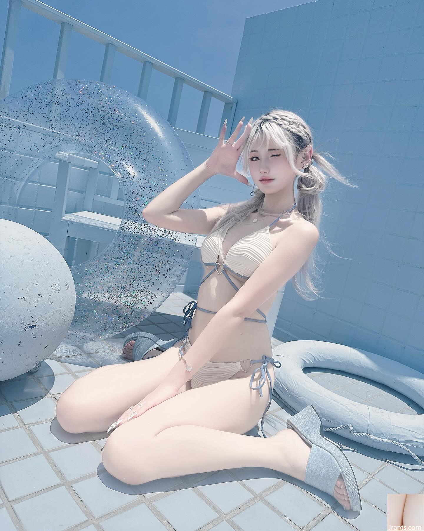 Người đẹp chữa bệnh “Fei Ya” toát lên khí chất tươi tắn, thân hình trắng nõn và dịu dàng, thật quyến rũ (18P) - Ảnh 3