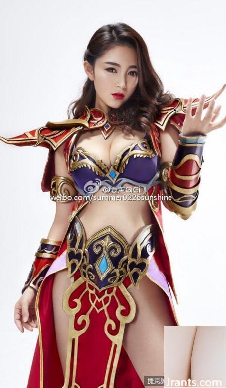 Mặc bộ đồ chiến đấu để giải phóng bộ ngực khủng ~ Hot girl Xia Mo quyến rũ và tàn nhẫn đến mức không sợ bạn trong cuộc chiến một chọi một (19P) - Ảnh 2