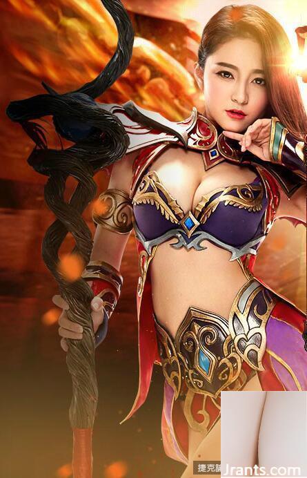 Mặc bộ đồ chiến đấu để giải phóng bộ ngực khủng ~ Hot girl Xia Mo quyến rũ và tàn nhẫn đến mức không sợ bạn trong cuộc chiến một chọi một (19P) - Ảnh 3