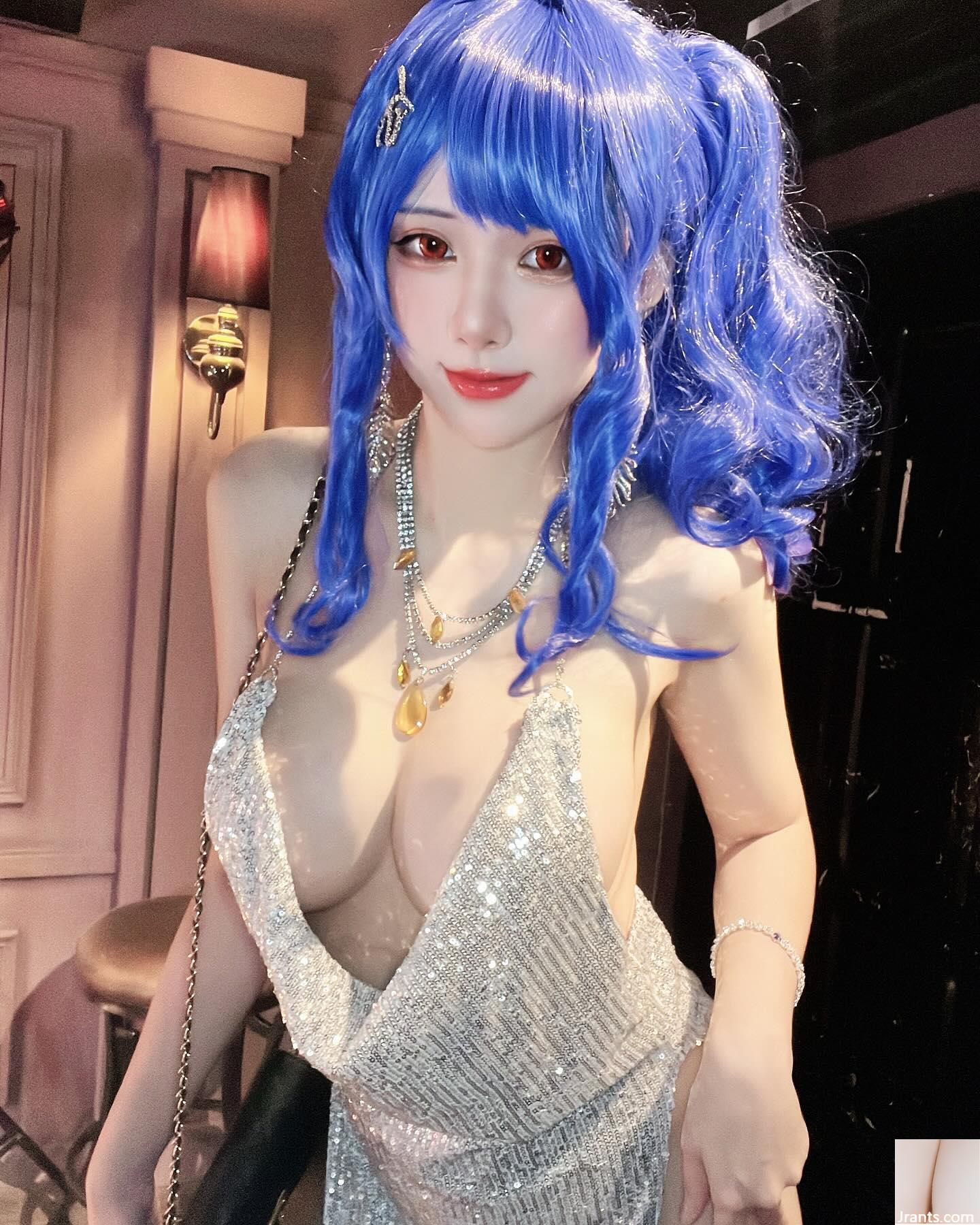 Khe ngực chữ V sâu không thể cưỡng lại của cosplayer gợi cảm “臇?Sora” khiến người ta chảy nước dãi mũi (22P) - Ảnh 14