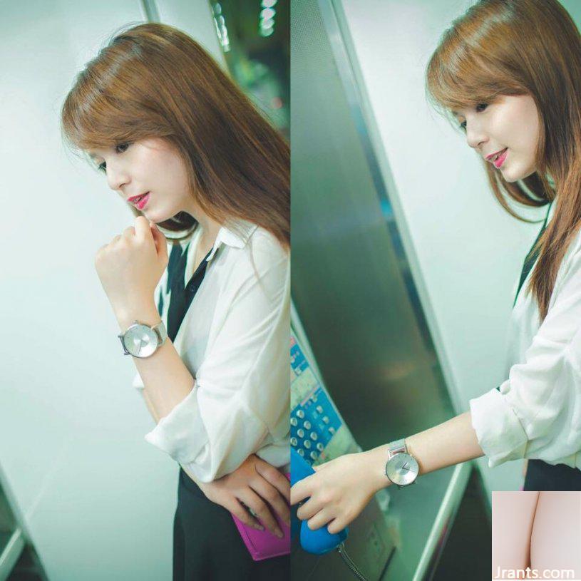 Em yêu Xiaoya ~ mặc bộ đồ ngủ sexy khoét sâu bắt mắt trước khi đi ngủ, thật bắt mắt!! (52P) - Ảnh 32