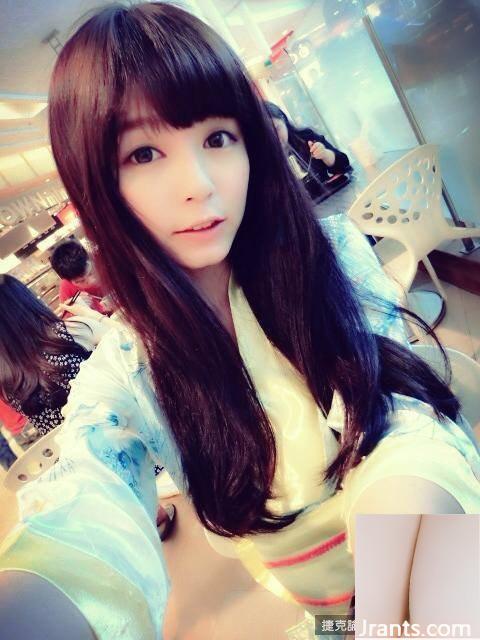 Em yêu Xiaoya ~ mặc bộ đồ ngủ sexy khoét sâu bắt mắt trước khi đi ngủ, thật bắt mắt!! (52P) - Ảnh 4