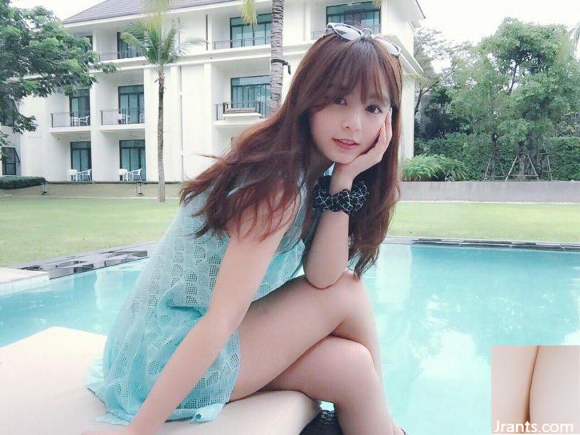 Em yêu Xiaoya ~ mặc bộ đồ ngủ sexy khoét sâu bắt mắt trước khi đi ngủ, thật bắt mắt!! (52P) - Ảnh 51