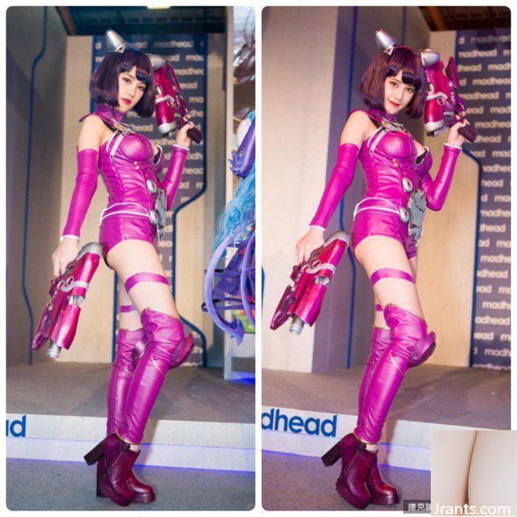 Tại Game Show, cosplayer ngực siêu ngực Li Youmei diễn giải nữ tướng Cổng Thời Không (24P) - Ảnh 4