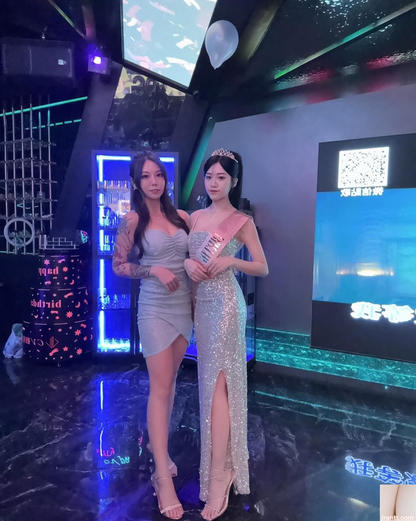 Cô gái xinh đẹp ngọt ngào “Libra Girl-Lai Hongcha” lộ rãnh sâu gợi cảm và cực kỳ quyến rũ từ góc nhìn (12P