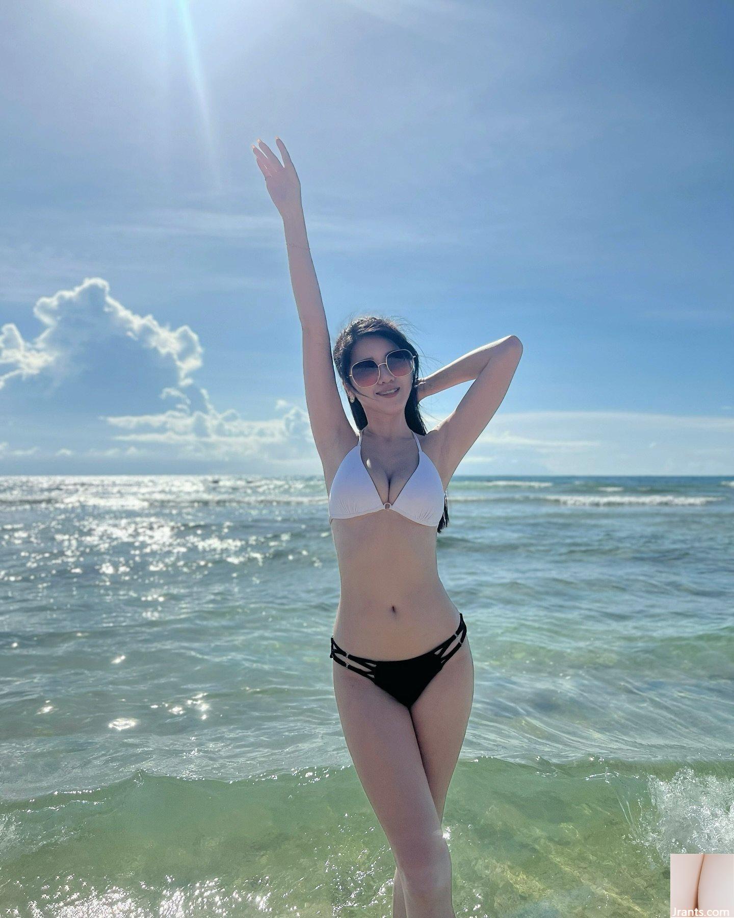 Cô gái xinh đẹp ngọt ngào “Libra Girl-Lai Hongcha” lộ rãnh sâu gợi cảm và cực kỳ quyến rũ từ góc nhìn (12P - Ảnh 2