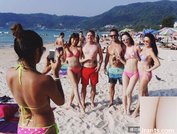 Phiên bản cuối cùng “Human Love” của Imitation Quinlivan ~ Nikita Shu Zichen ~ Hình ảnh ngực khủng đang được người qua đường trên bãi biển theo dõi (22P)