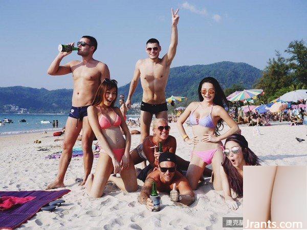 Phiên bản cuối cùng “Human Love” của Imitation Quinlivan ~ Nikita Shu Zichen ~ Hình ảnh ngực khủng đang được người qua đường trên bãi biển theo dõi (22P) - Ảnh 3