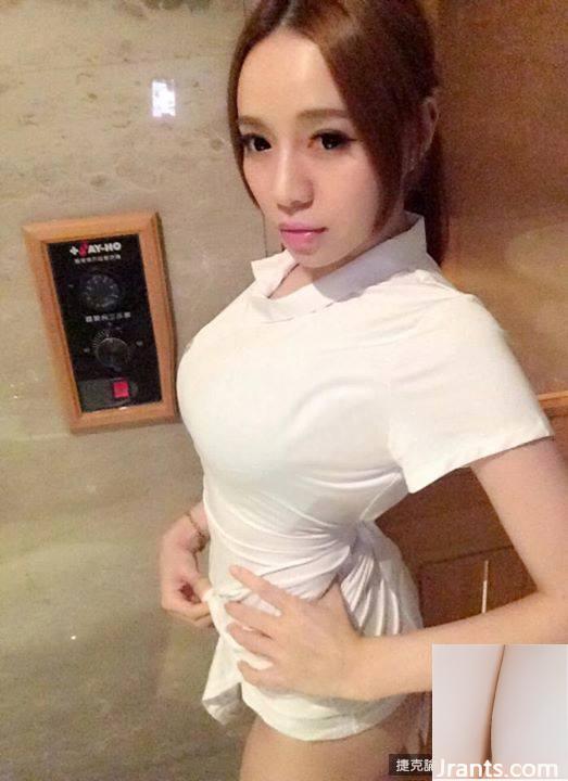 Hot girl 34D ~ Zhang Yuxin ~ Ngực trên MRT, cửa giữa hơi hé mở, mặt trước thấp thoáng (30P) - Ảnh 14