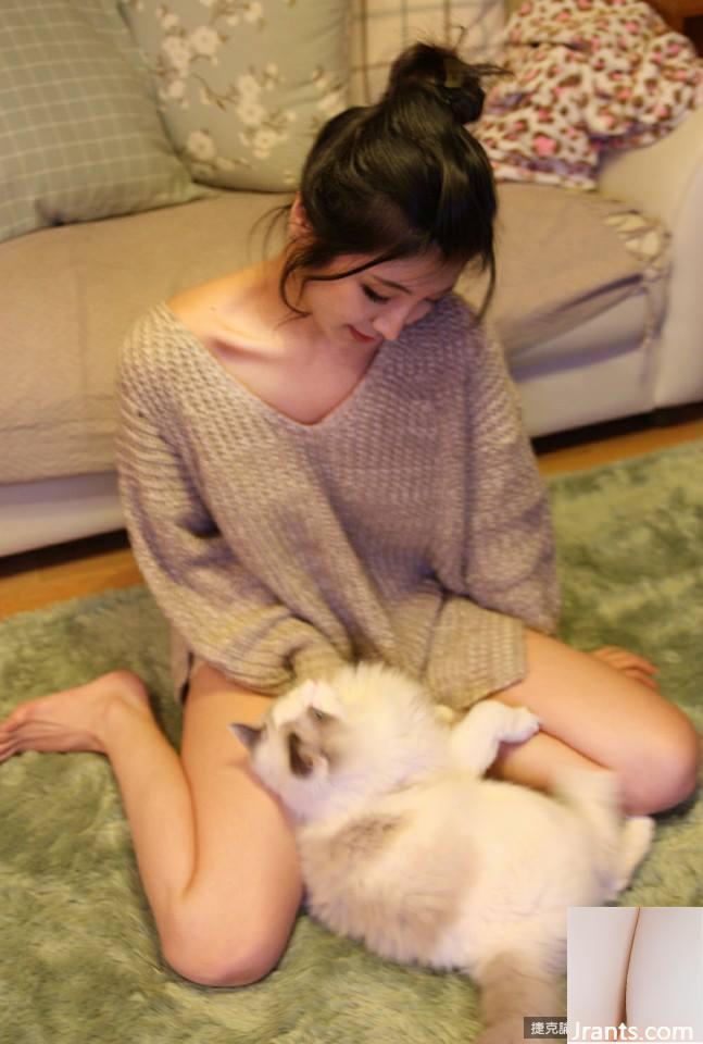 Mỏ neo E-cup với dáng người siêu đẹp ~ BJ Jialin (Hyunseo)~ Chúc mọi người năm mới vui vẻ trong bộ váy bó sát màu đỏ (56P) - Ảnh 20