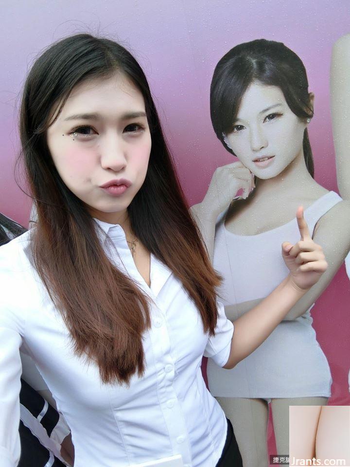 Mẫu xe E-cup ~ Chunli bé nhỏ hung dữ (Zhijun Jun) ~ Những bức ảnh ngực khủng trong xe (30P) - Ảnh 21