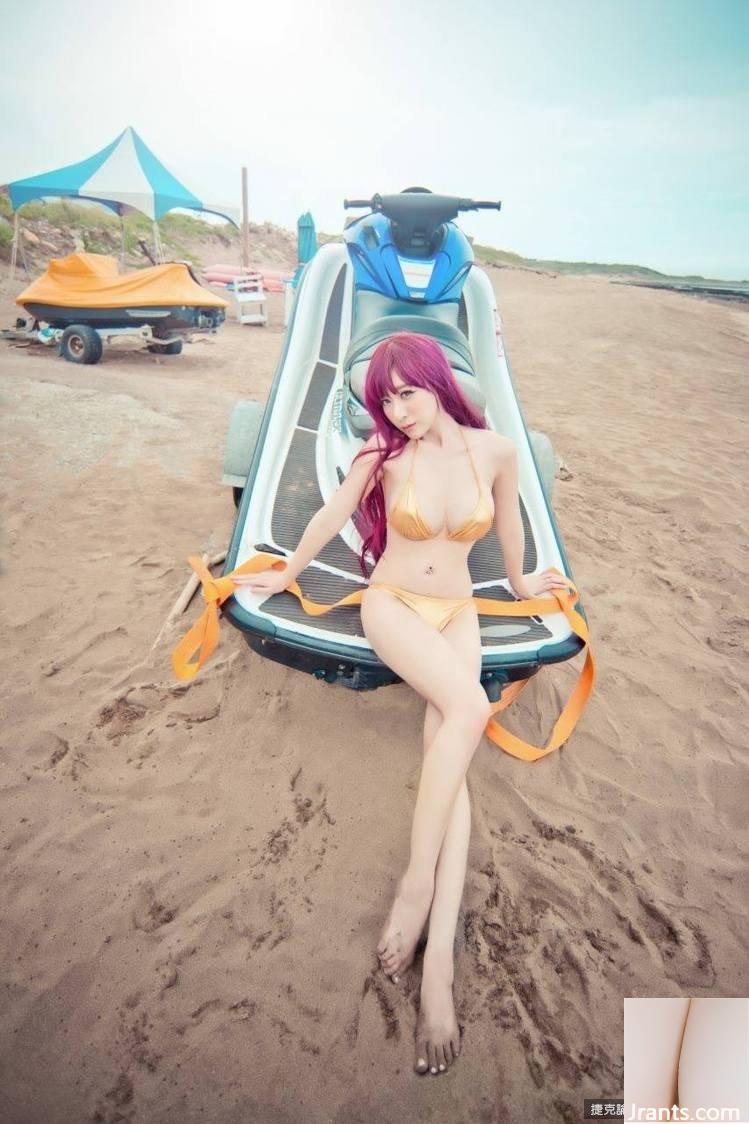 Cô gái ngực 34E Fei Xiaoju tạo dáng chụp ảnh từ phía sau (18P) - Ảnh 5