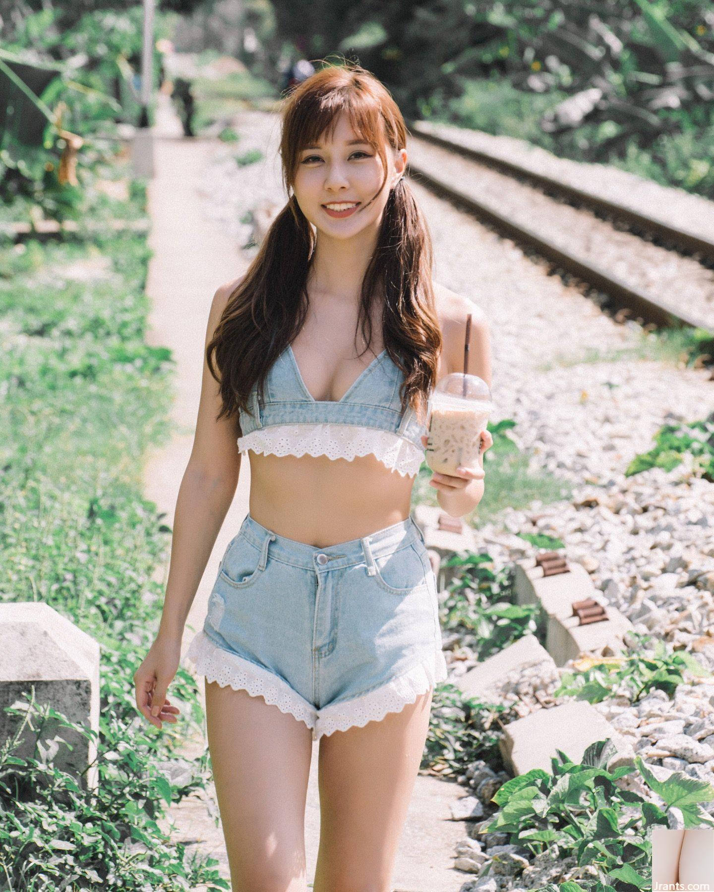 Cô gái ngọt ngào “Yu QingMin” có bộ ngực tròn trịa, bắt mắt và xinh đẹp khiến người ta không thể chịu nổi (10P) - Ảnh 5