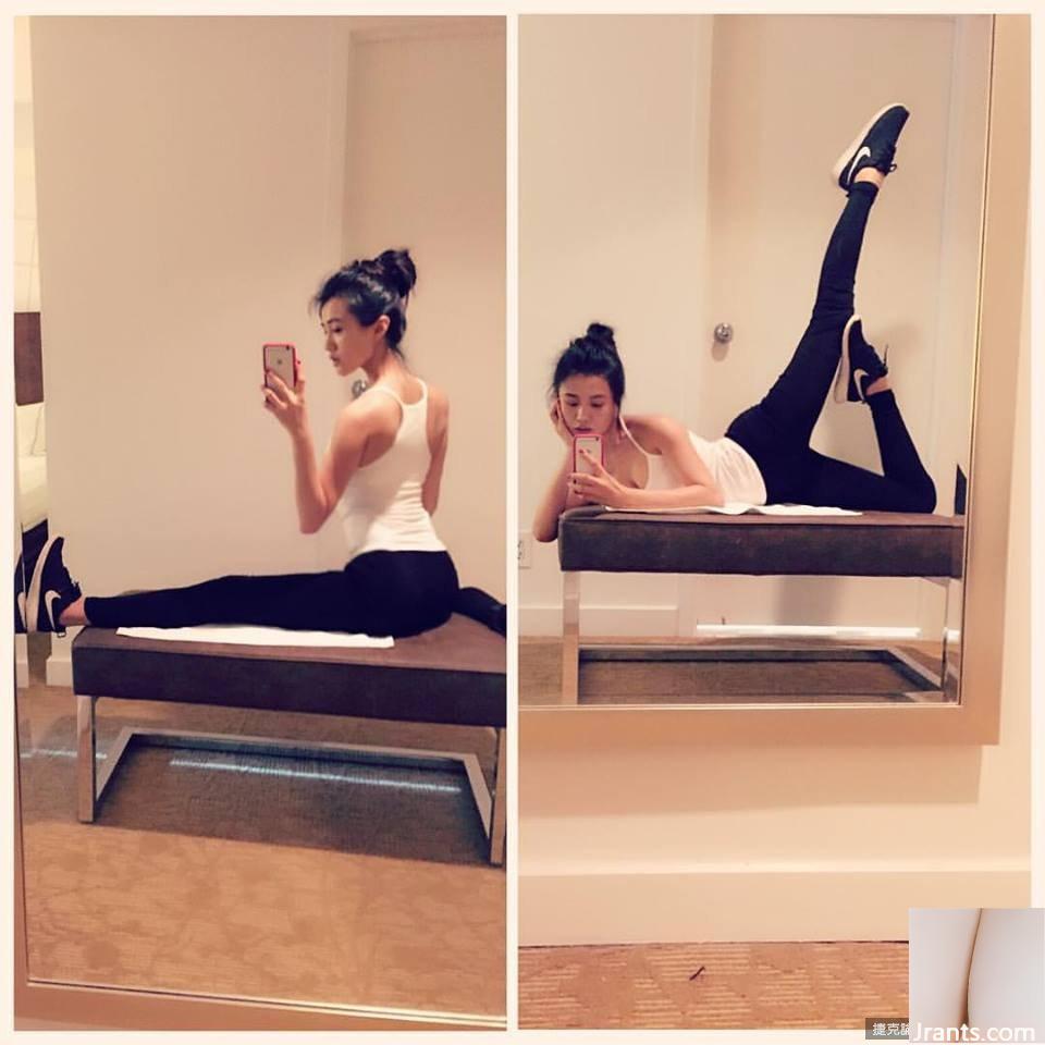 Cô tiếp viên xinh đẹp của Evergreen ~ Pauline Wang ~ ở nhà trong thời tiết lạnh giá và tập thể dục rất nhiều (38P) - Ảnh 7