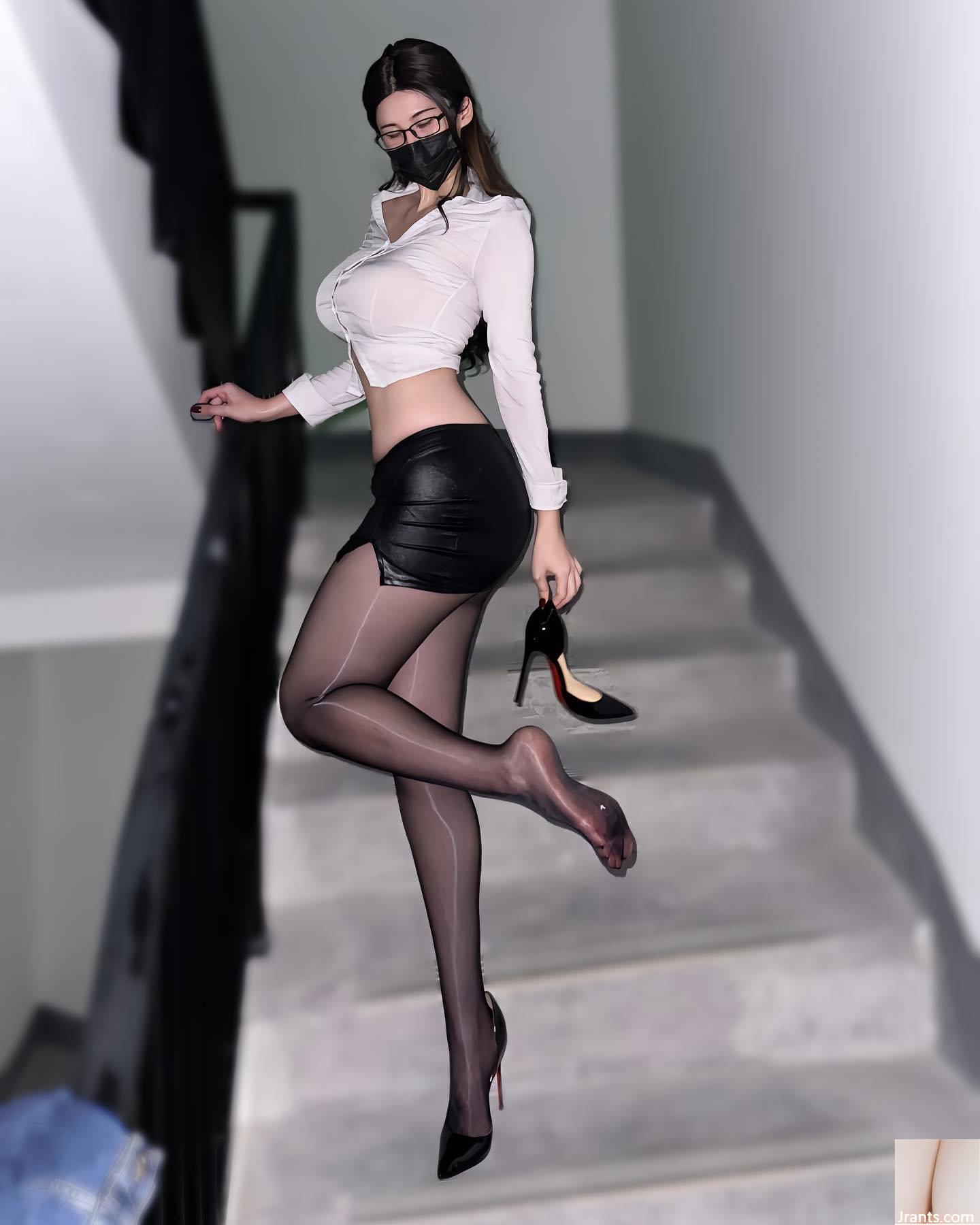 Top girl “Xiang Fei” có bộ ngực tròn và đẹp, tự hào với đường cong trắng như tuyết (21P) - Ảnh 16