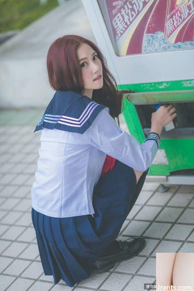 Ngực 32D, ngực và chân đẹp Tiancai ~ Xu Huiling ~ Ảnh selfie cắt thấp trên xe với đường sự nghiệp dài bắt mắt (50P+Facebook) (57P) - Ảnh 18