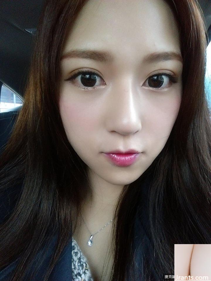 Ngực 32D, ngực và chân đẹp Tiancai ~ Xu Huiling ~ Ảnh selfie cắt thấp trên xe với đường sự nghiệp dài bắt mắt (50P+Facebook) (57P) - Ảnh 19