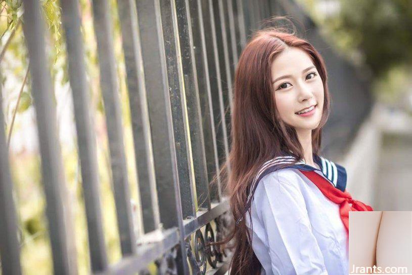 Ngực 32D, ngực và chân đẹp Tiancai ~ Xu Huiling ~ Ảnh selfie cắt thấp trên xe với đường sự nghiệp dài bắt mắt (50P+Facebook) (57P) - Ảnh 29