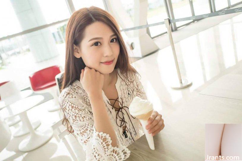 Ngực 32D, ngực và chân đẹp Tiancai ~ Xu Huiling ~ Ảnh selfie cắt thấp trên xe với đường sự nghiệp dài bắt mắt (50P+Facebook) (57P) - Ảnh 47