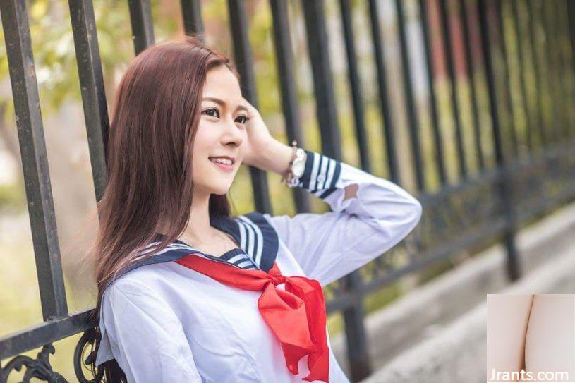 Ngực 32D, ngực và chân đẹp Tiancai ~ Xu Huiling ~ Ảnh selfie cắt thấp trên xe với đường sự nghiệp dài bắt mắt (50P+Facebook) (57P) - Ảnh 54