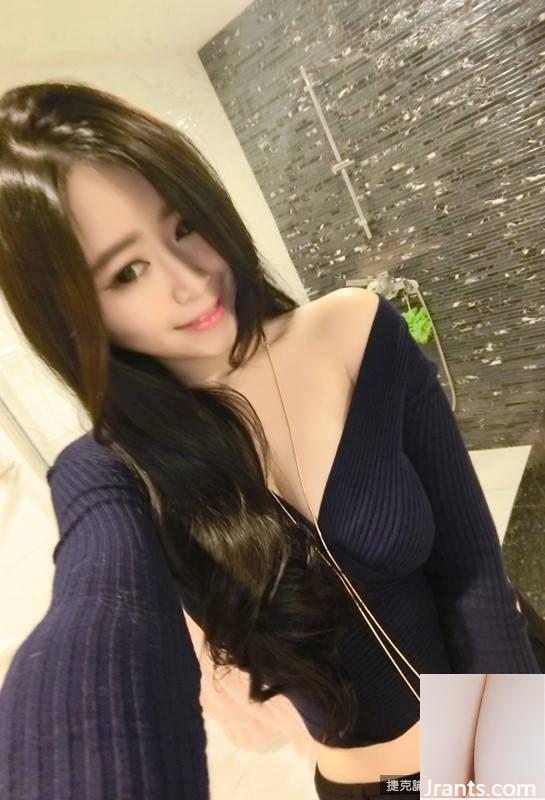 Bà chủ G-cup ~ Liu Liuning ~ selfie bikini đỏ nóng bỏng với vòng nâng tập trung và bộ ngực đẹp quá đầy đặn (69P) - Ảnh 34