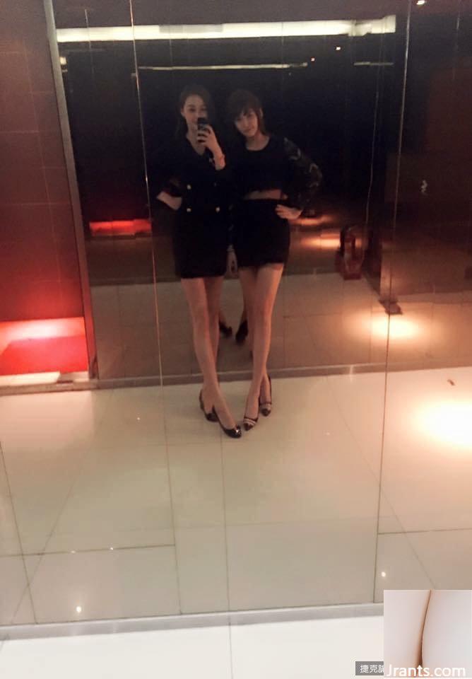 Cô gái gợi cảm với cúp D và đôi mắt điện ~Sanny Wang ~ chụp ảnh tự sướng trong hộp đêm mặc áo khoác và bạn có thể nhìn thấy một con mương sâu ở giữa (26P)