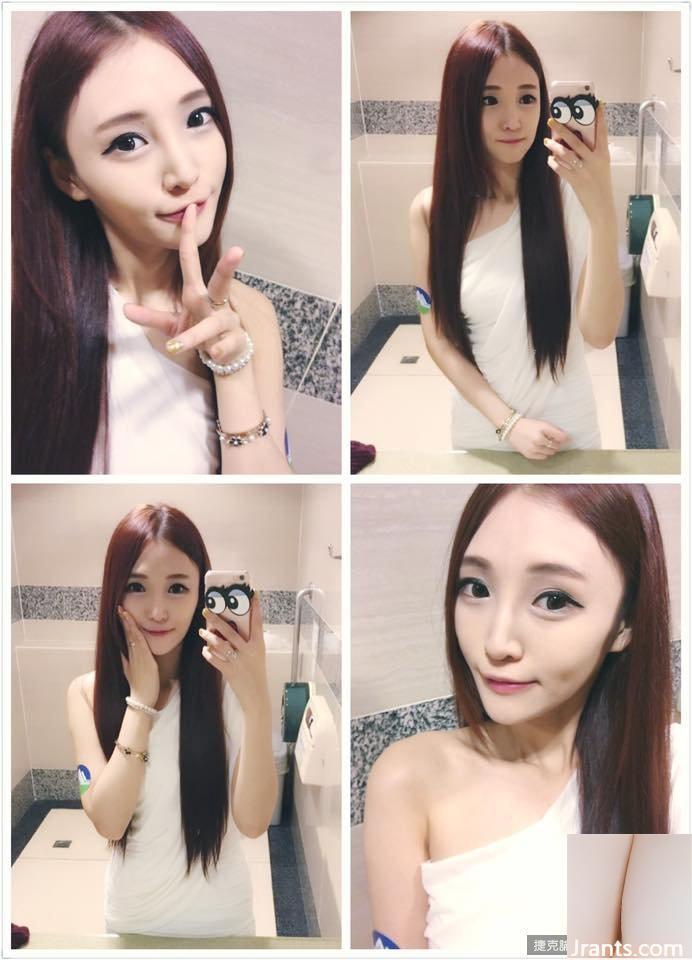 Cô gái gợi cảm với cúp D và đôi mắt điện ~Sanny Wang ~ chụp ảnh tự sướng trong hộp đêm mặc áo khoác và bạn có thể nhìn thấy một con mương sâu ở giữa (26P) - Ảnh 10