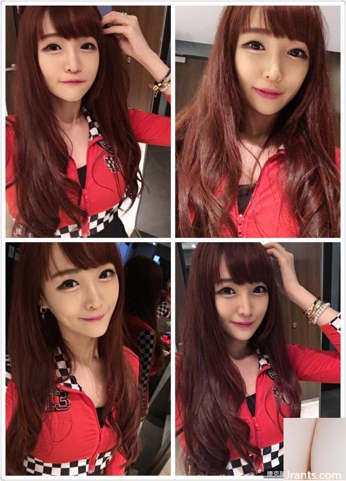 Cô gái gợi cảm với cúp D và đôi mắt điện ~Sanny Wang ~ chụp ảnh tự sướng trong hộp đêm mặc áo khoác và bạn có thể nhìn thấy một con mương sâu ở giữa (26P) - Ảnh 4