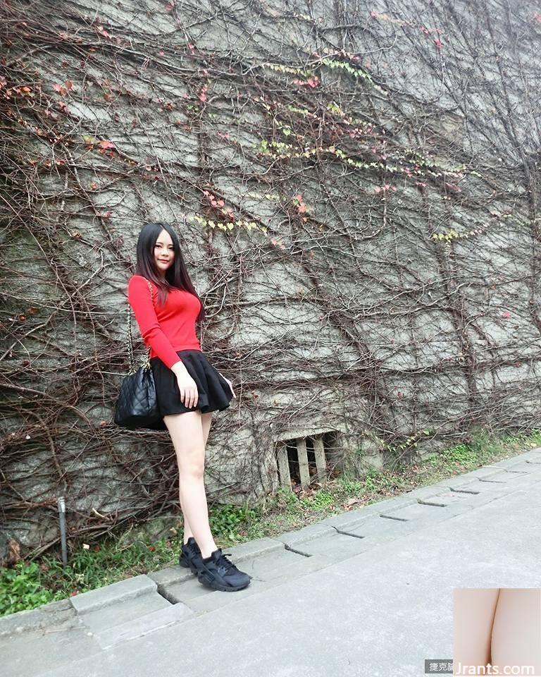 Cô gái Xử Nữ gợi cảm với bộ ngực F ~ Xie Baoer (Xie Renxin) ~ mặc NuBra màu hồng ở nhà (30P) - Ảnh 2