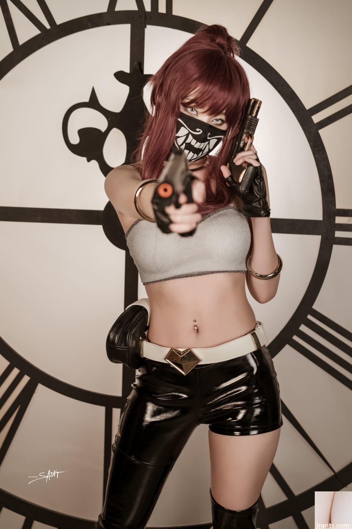 (Thánh Photolife) Yuna's cos vol.04 – KDA Akali & Nier Automata 2B (64P) - Ảnh 25